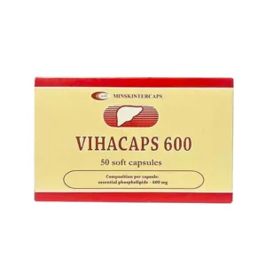 Vihacaps 600 Minskintercaps (5 vỉ x 10 viên) - Cải thiện triệu chứng bệnh lý gan