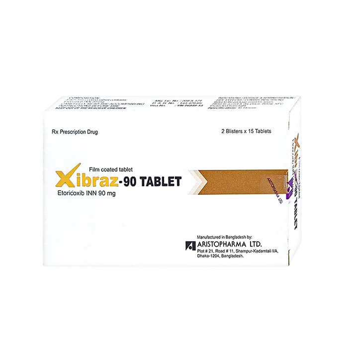 Xibraz-90 Tablet Aristopharma (2 vỉ x 15 viên) - Giảm triệu chứng thoái hóa khớp