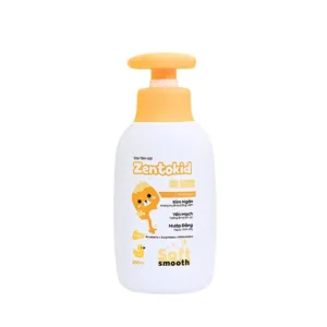 Sữa tắm gội Zentokid (Chai 250ml) - Giúp làm sạch dịu nhẹ cho bé