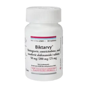 Biktarvy 50mg/200mg/25mg Gilead ( Lọ 30 viên) - Thuốc kháng virus