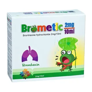 Brometic 2mg/10ml (4 vỉ x 5 ống) - Dung dịch uống làm loãng đờm trong bệnh phế quản cấp và mạn tính