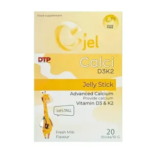 Cjel Calci D3K2 (20 gói x 15g) - Thạch ăn liền bổ sung calci, vitamin D3 và vitamin K2