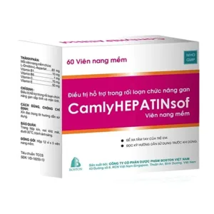 Camlyhepatinsof (12 vỉ x 5 viên) - Hỗ trợ điều trị rối loạn chức năng gan
