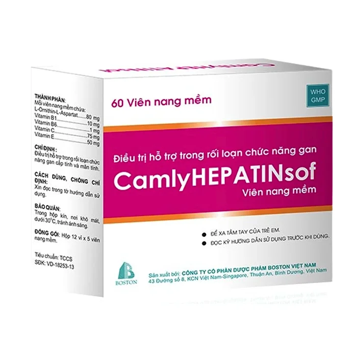 Camlyhepatinsof (12 vỉ x 5 viên)