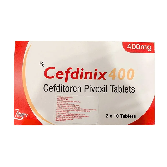 Cefixim 400-CGP USP (1 vỉ x 10 viên) - Điều trị nhiễm khuẩn