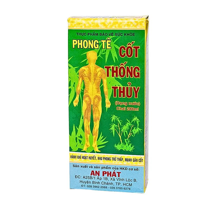 Phong Tê Cốt Thống Thuỷ An Phát (280ml) - Giảm đau nhức tay chân do phong thấp