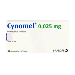 Cynomel 0,025mg (30 viên) – Điều trị chứng suy giáp