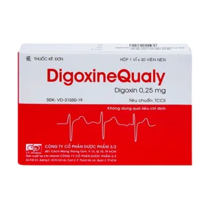 DigoxineQualy (1 vỉ x 30 viên) - Điều trị suy tim sung huyết, rung nhỉ