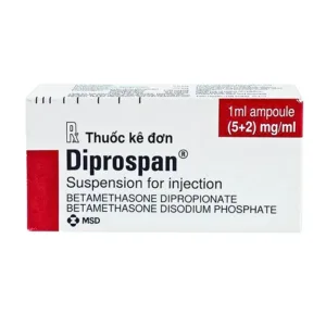 Diprospan Injection (5+2)mg/ml Merck (1 ống x 1ml) - Thuốc tiêm điều trị các bệnh cơ xương và mô mềm, dị ứng