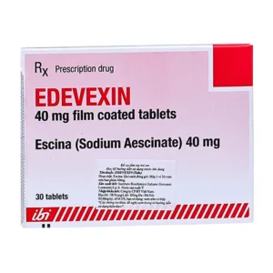 Edevexin 40mg (1 vỉ x 30 viên) - Điều trị giãn tĩnh mạch, chống phù nề