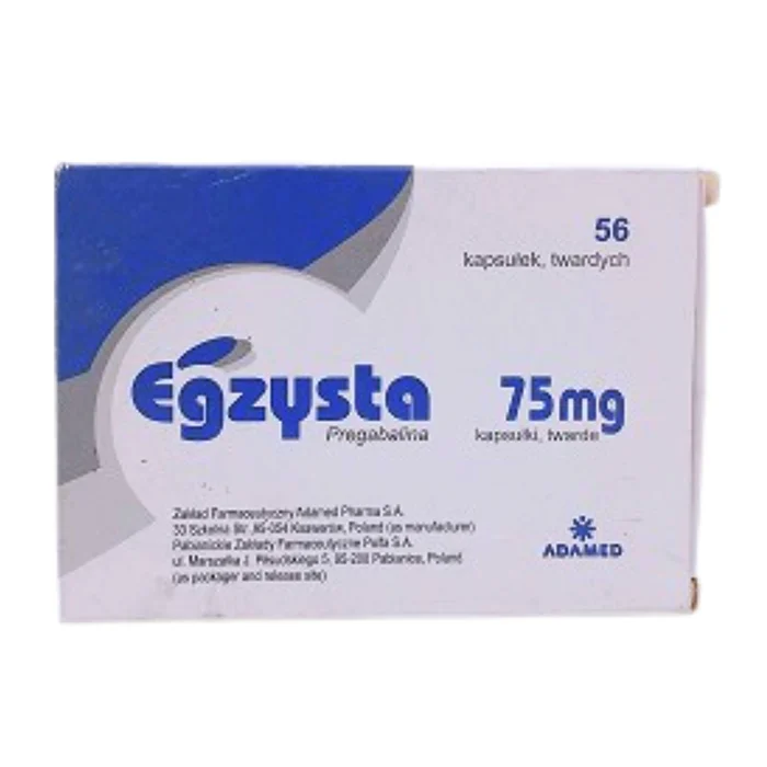 Egzysta 75mg (4 vỉ x 14 viên) - Điều trị chứng đau thần kinh, động kinh cục bộ
