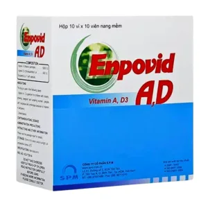 Enpovid A,D (10 vỉ x 10 viên) - Trị còi xương, nhuyễn xương