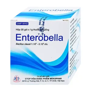 Enterobella (25 gói x 1g) - Bột men vi sinh trị và phòng rối loạn vi sinh đường ruột