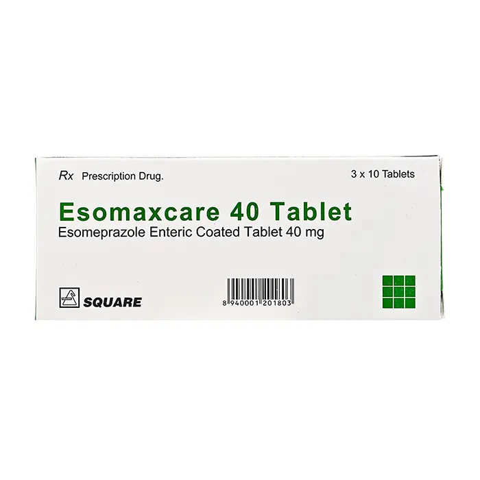 Esomaxcare 40 (3 vỉ x 10 viên) - Điều trị trào ngược dạ dày thực quản