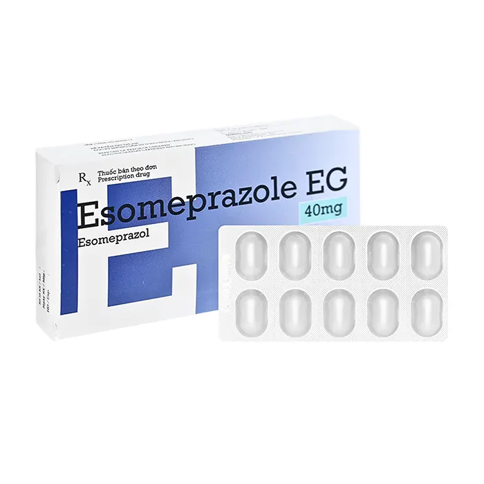 Esomeprazole EG 40mg (20 viên) - Điều trị ngược dạ dày, thực quản