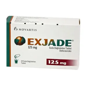 Exjade 125mg (4 vỉ x 7 viên) - Thuốc đào thải sắt