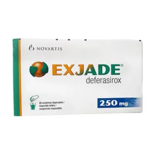 Exjade 250mg (4 vỉ x 7 viên) - Thuốc đào thải sắt khỏi cơ thể