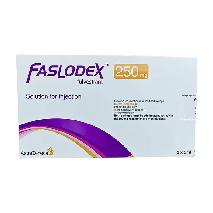 Faslodex Astra (2 ống x 5 ml) - Thuốc tiêm điều trị ung thư vú tiến triển