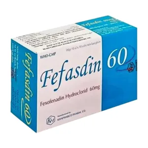Fefasdin 60 (10 vỉ x 10 viên) - Điều trị viêm mũi dị ứng, mày đay mạn tính vô căn