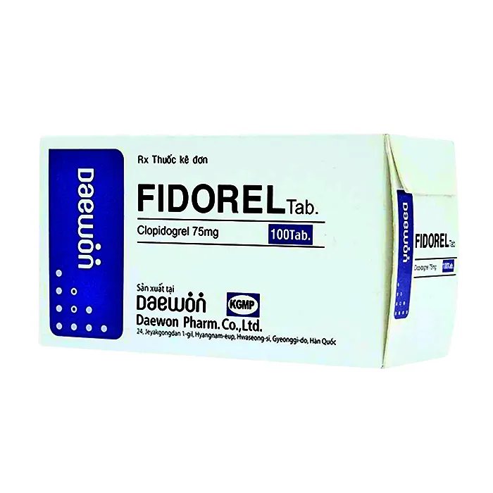 Fidorel Camel (3 vỉ x 10 viên) - Giảm các biến cố do xơ vữa động mạch