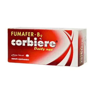 Fumafer B9 Corbière (8 vỉ x 15 viên) - Điều trị thiếu máu do thiếu sắt