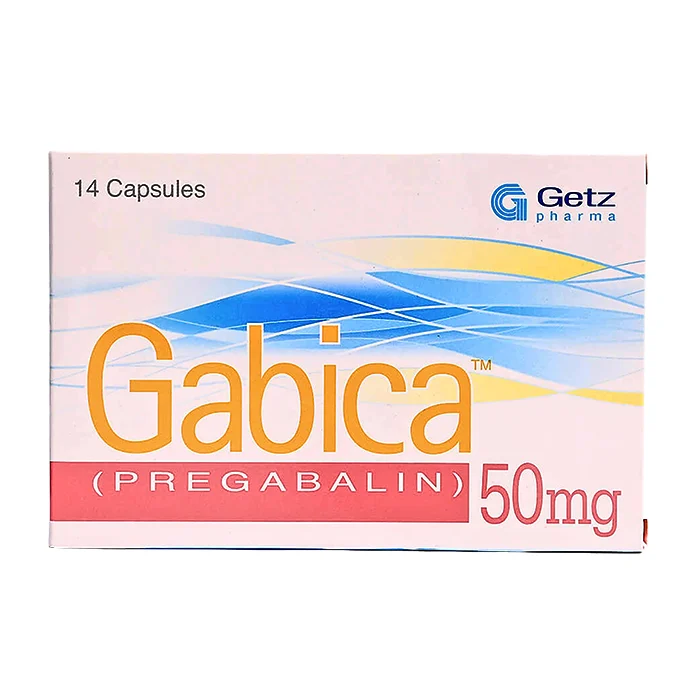 Gabica Capsule 50mg (2 vỉ x 7 viên) - Điều trị đau thần kinh