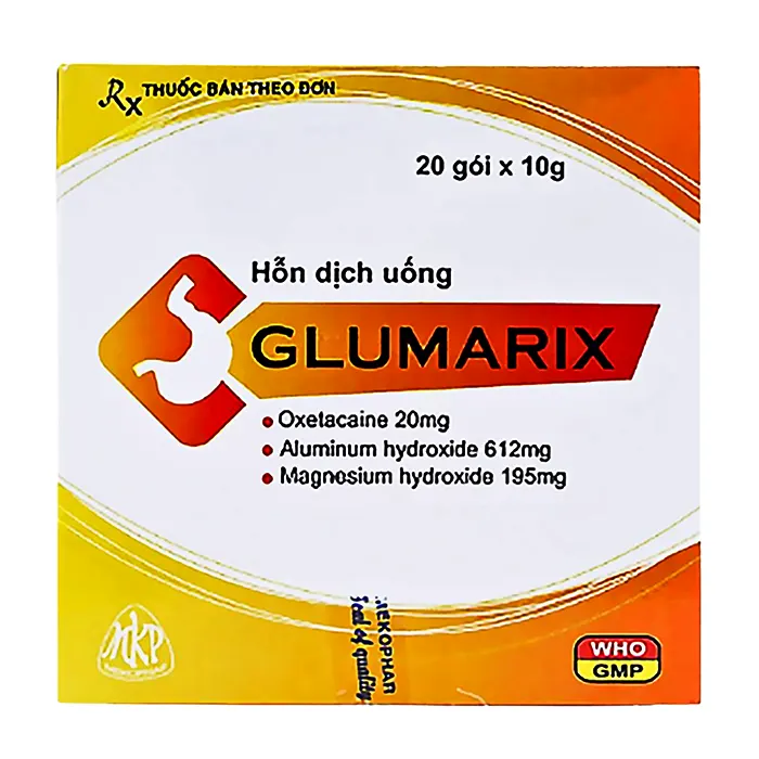 Glumarix (20 gói x 10g) - Điều trị viêm loét dạ dày - tá tràng