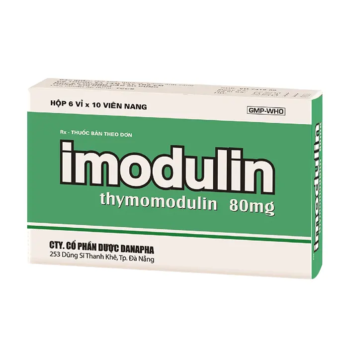 Imodulin 80mg (6 vỉ x 10 viên) - Tăng sức đề