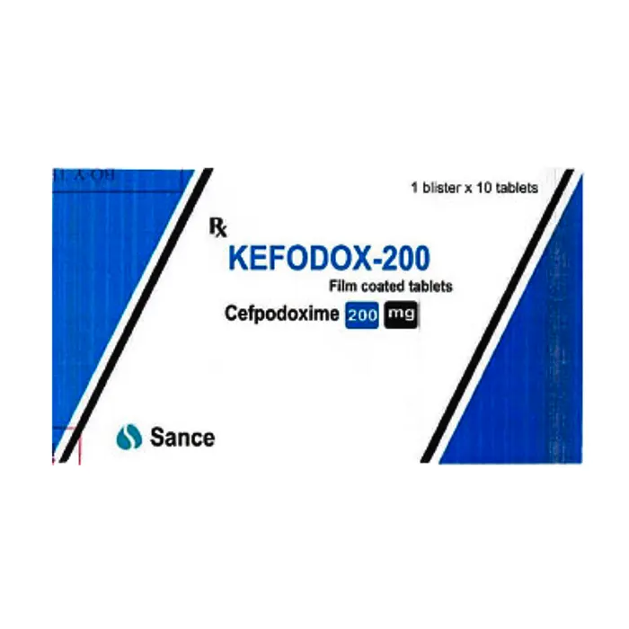 Kefodox-200 (1 vỉ x 10 viên) - Thuốc trị ký sinh trùng, chống nhiễm khuẩn, kháng virus, kháng nấm