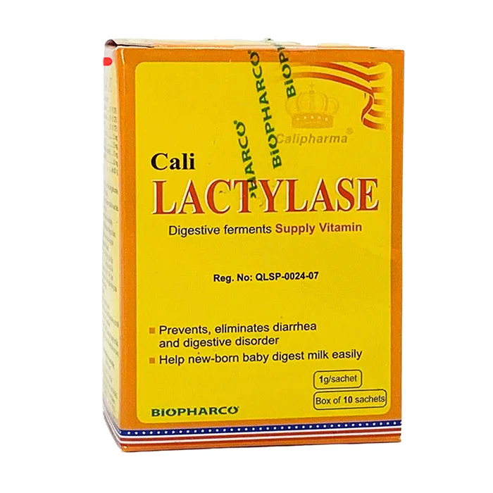 Cali Lactylase Biopharco (10 gói x 1 gam) - Thuốc điều trị rối loạn đường tiêu hóa