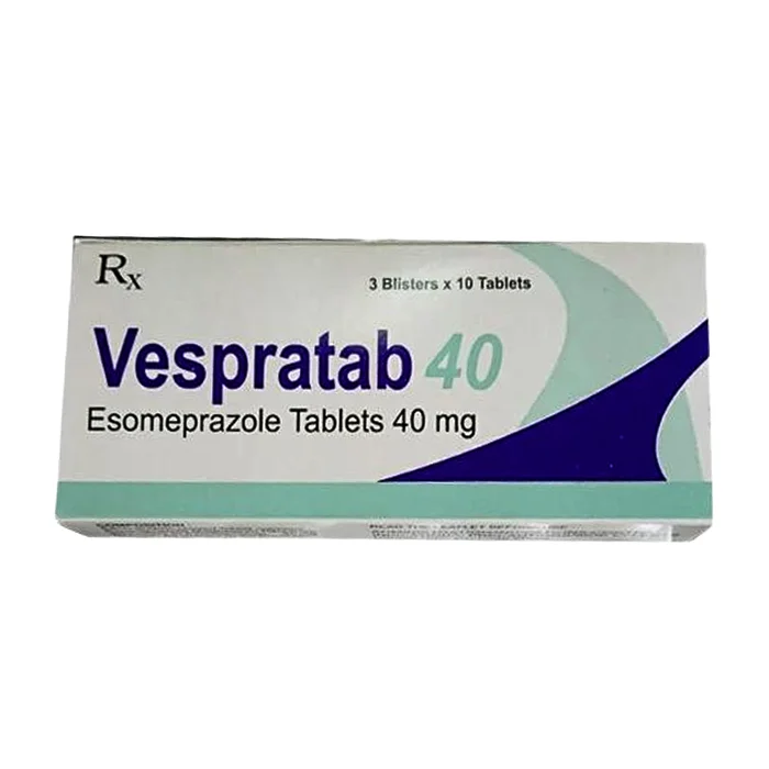 Vespratab 40 (3 vỉ x 10 viên) – Trị trào ngược dạ dày – thực quản