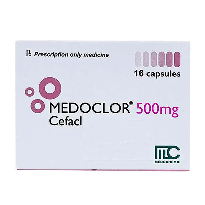 Medoclor 500mg (16 viên) - Diệt khuẩn, điều trị nhiễm trùng