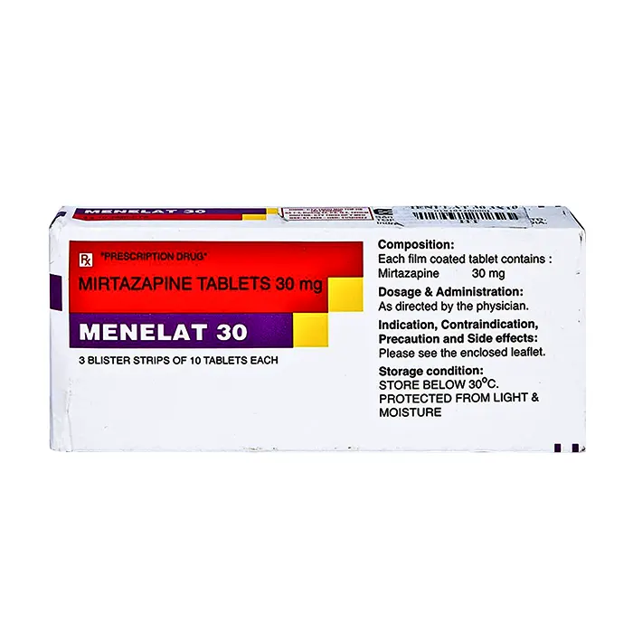 Menelat 30 Torrent (3 vỉ x 10 viên) - Điều trị bệnh trầm cảm
