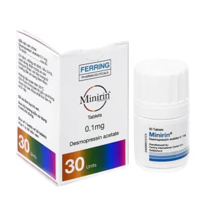 Minirin 0.1mg Ferring (30 viên) - Điều trị đái tháo nhạt trung ương, tiểu đêm