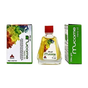 Dầu gió Mucome Herb oil (Chai 7ml) - Giảm nghẹt mũi, đau đầu