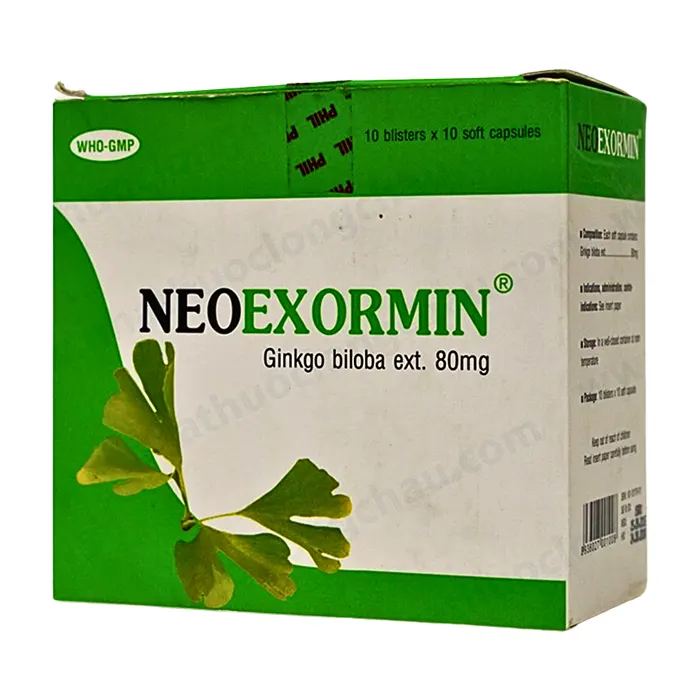 Neoexormin 80mg (12 vỉ x 5 viên) - Điều trị thần kinh