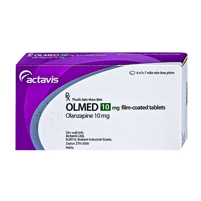 Olmed 10mg (Olanzapine) - Điều trị chống loạn thần