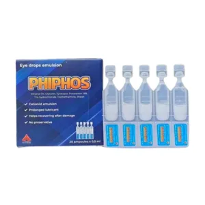 Gel nhỏ mắt Phiphos (4 vỉ x 5 ống 0,5ml) - Điều trị các tình trạng khô mắt
