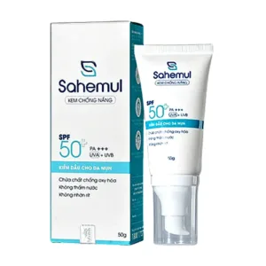 Sahemul (50g) - Kem chống nắng cho da dầu mụn