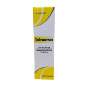 Tobrameson (Hộp 1 lọ 10ml) - Điều trị tình trạng viêm và nhiễm khuẩn ở mắt có đáp ứng với steroid