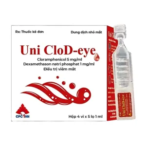 Uni CloD (Hộp 4 vỉ x 5 ống 1ml) - Điều trị viêm ở mắt có đáp ứng với corticoid