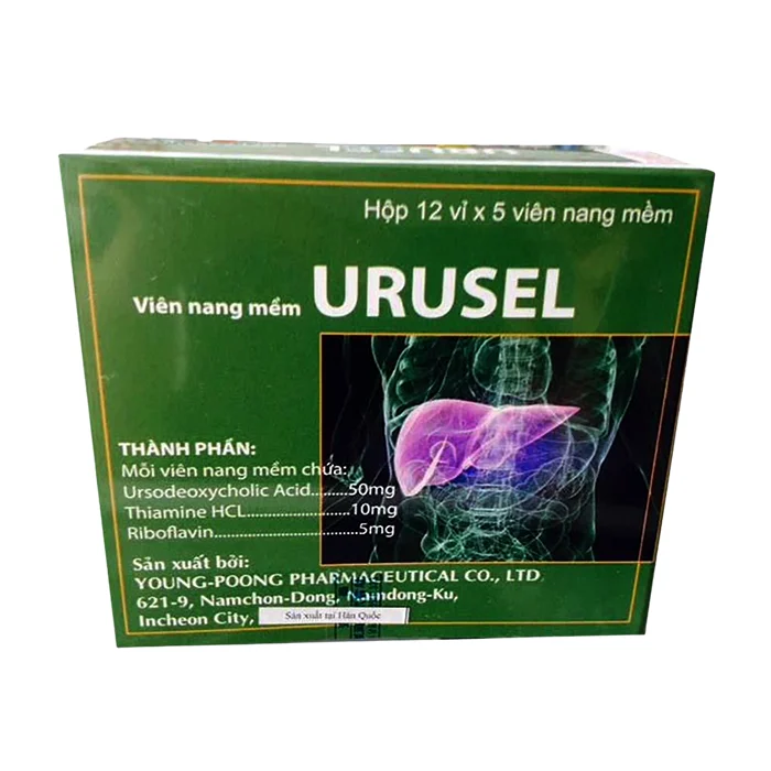 Urusel (12 vỉ x 5 viên) - Thuốc điều trị sỏi mật