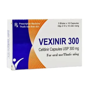 Vexinir 300 Akums (3 vỉ x 10 viên) - Điều trị nhiễm khuẩn do vi khuẩn