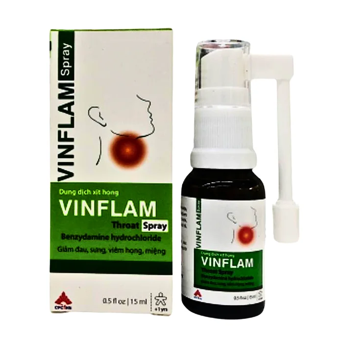 Dung dịch xịt Vinflam (chai 15ml)
