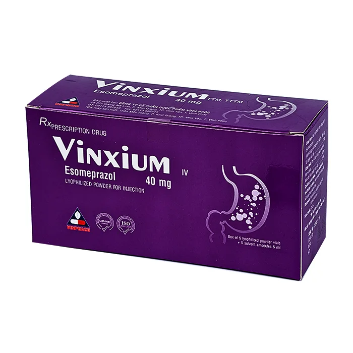 Vinxium 40mg - Điều trị bệnh trào ngược dạ dày thực quản