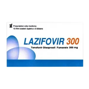 Lazifovir 300mg (3 vỉ x 10 viên) - Thuốc kháng virus, HIV