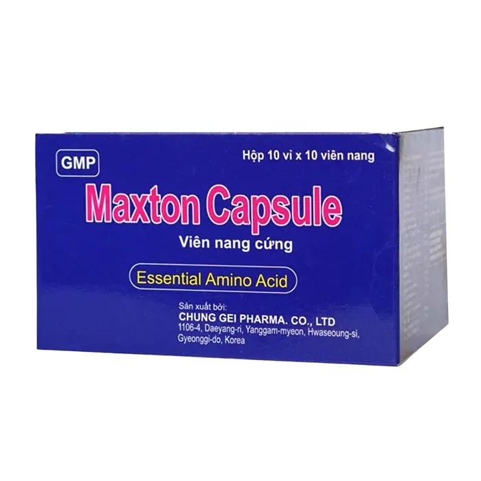 Maxton Capsule (10 vỉ x 10 viên) - Điều trị giúp bổ sung vitamin và khoáng chất cho cơ thể