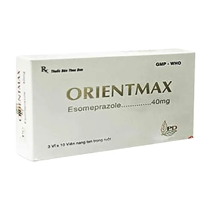 Orientmax 40mg (3 vỉ x 10 viên) - Điều trị viêm loét dạ dày - tá tràng