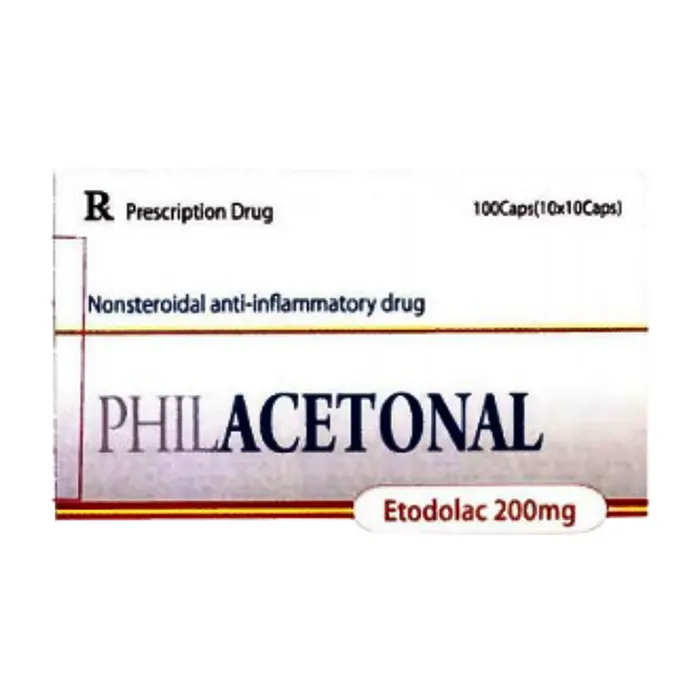 Philacetonal 200mg (10 vỉ x 10 viên) - Viêm xương khớp, cơn gout cấp hay giả gout