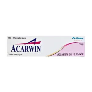 Acarwin 15g Adapalene - Điều trị mụn trứng cá khi có nhiều nhân trứng cá, sần và mụn mủ